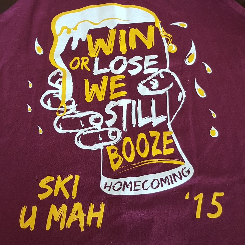 Win or Lose We Still Booze Homecoming Tank Top